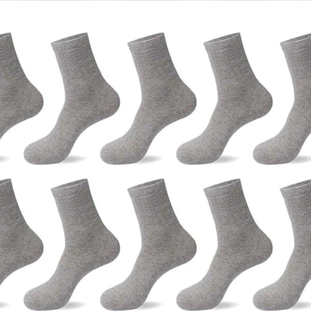 Assortiment de chaussettes pour homme, gris clair