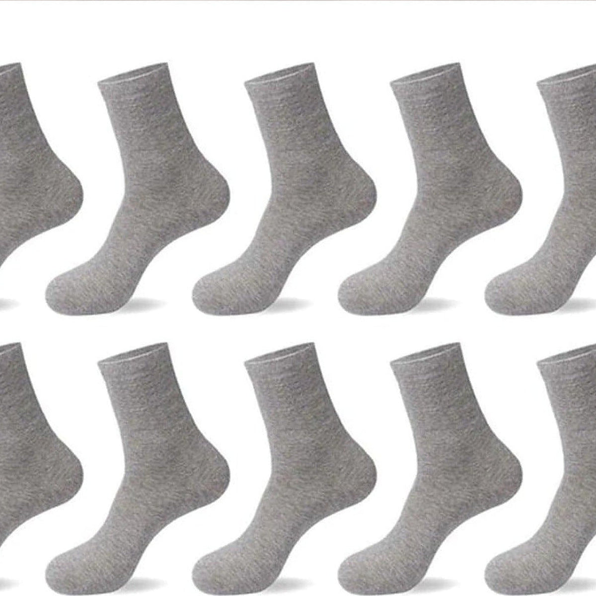 Assortiment de chaussettes pour homme, gris clair
