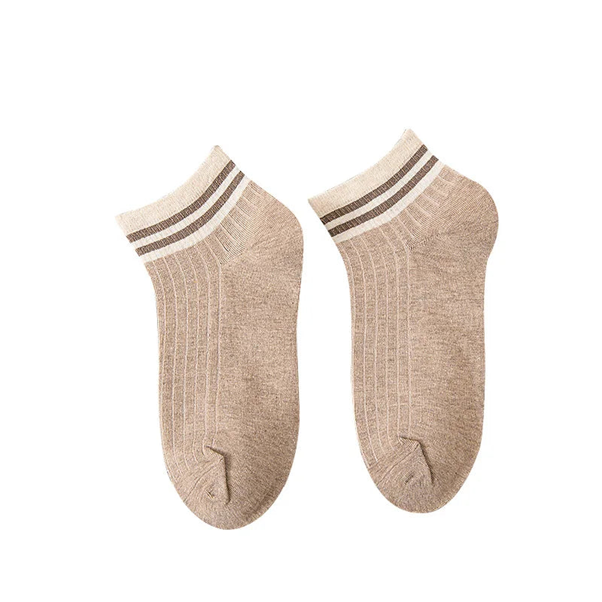 Chaussettes de tennis, Beige, basses