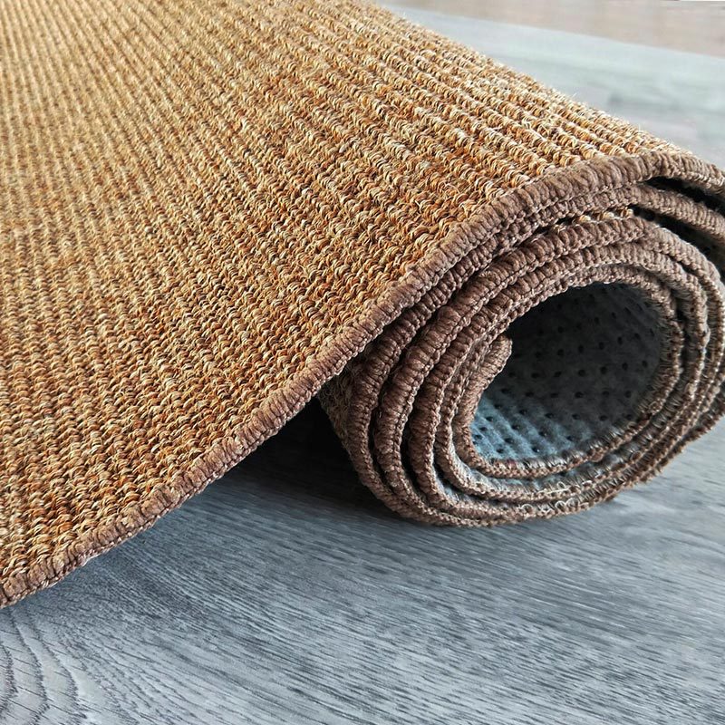 Petit tapis nordique rectangle en sisal
