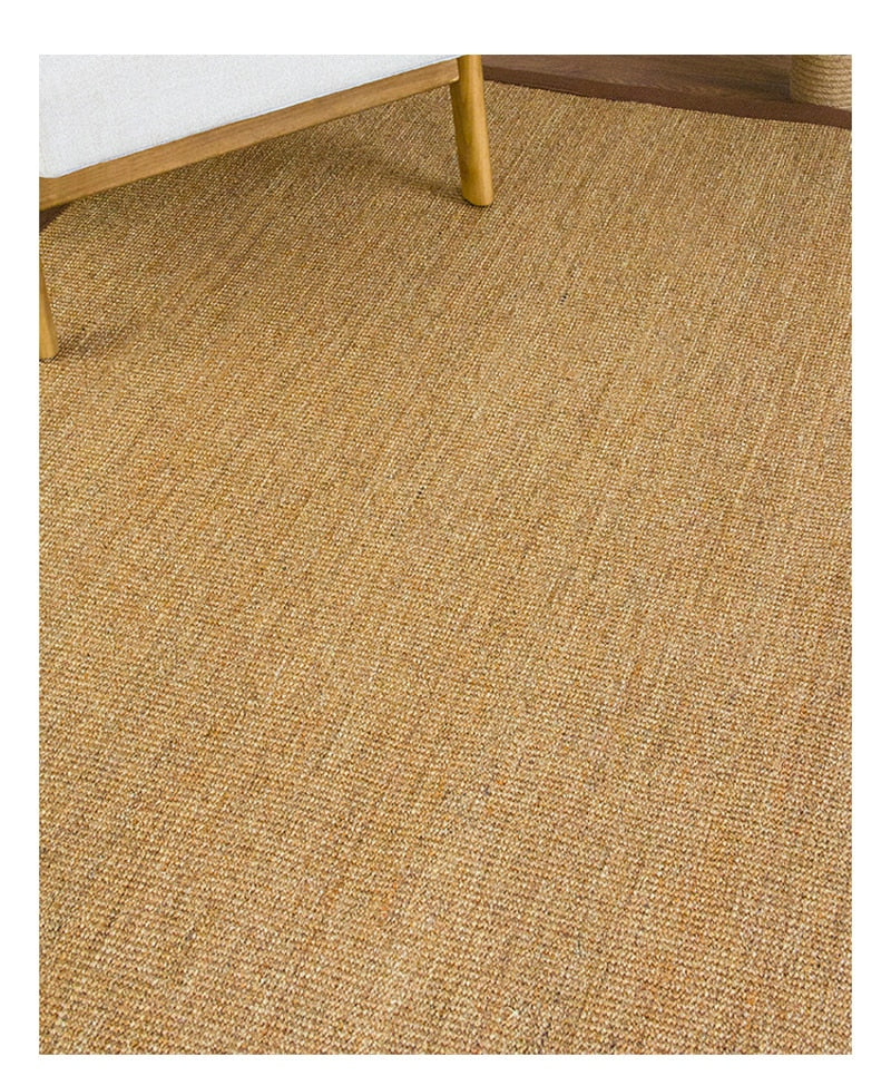 Petit tapis nordique rectangle en sisal