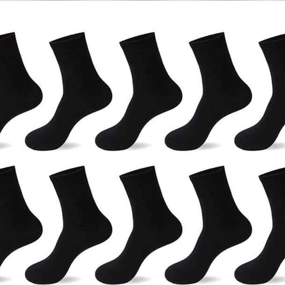 Assortiment de chaussettes pour homme, noir