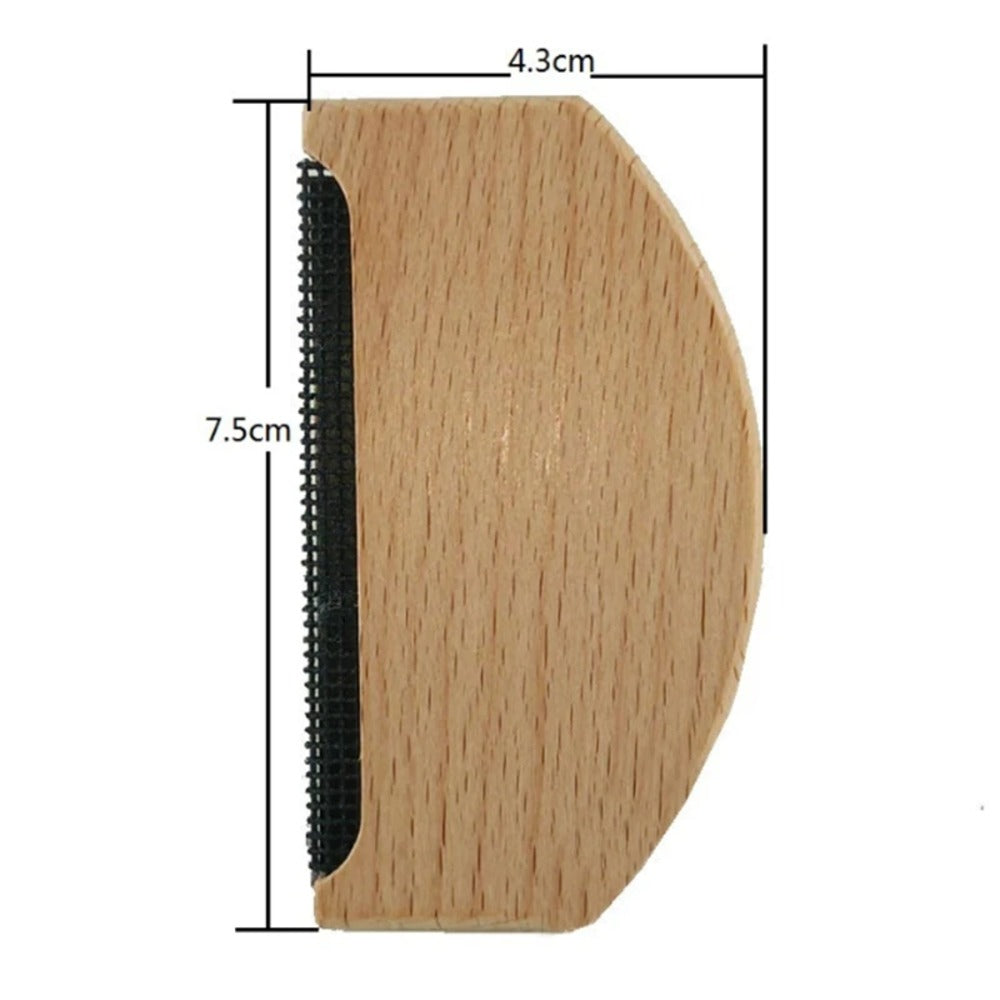 Rasoir anti-bouloches en bois, sans pile