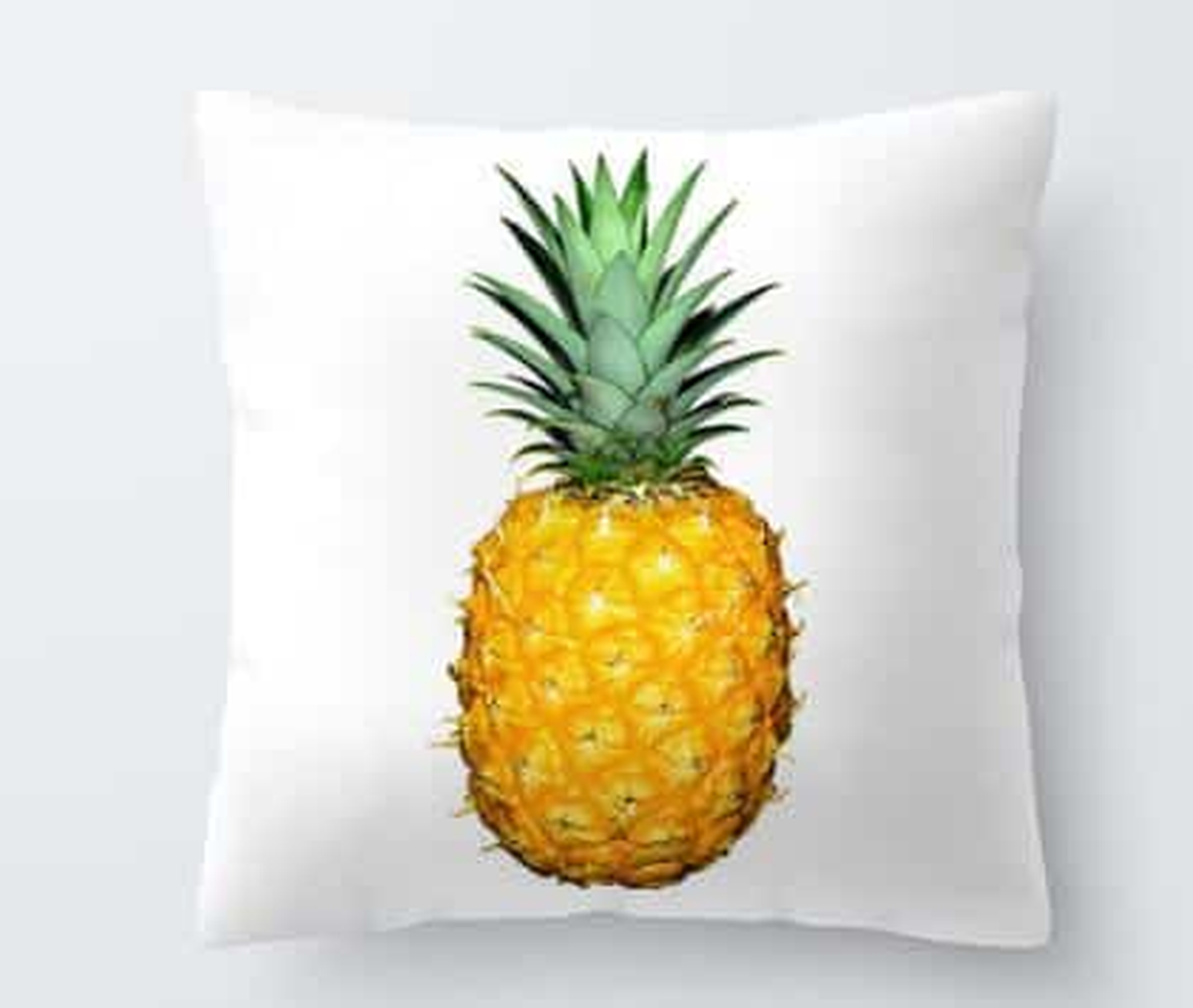 Housse de coussin jaune, motif 17
