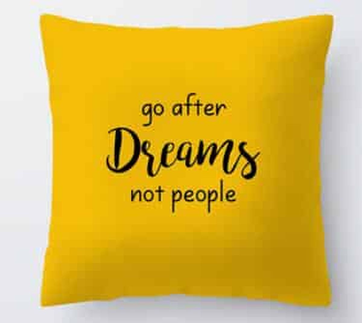 Housse de coussin jaune, motif 29