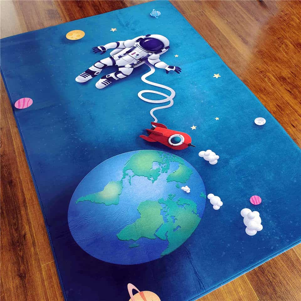 Tapis astronaute