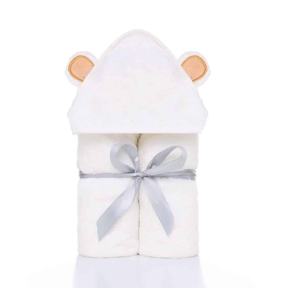 Serviette de bain en fibre de bambou pour bébé