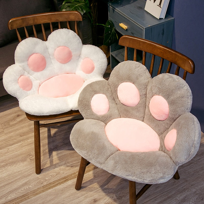 Coussin de sol en forme de patte de chat