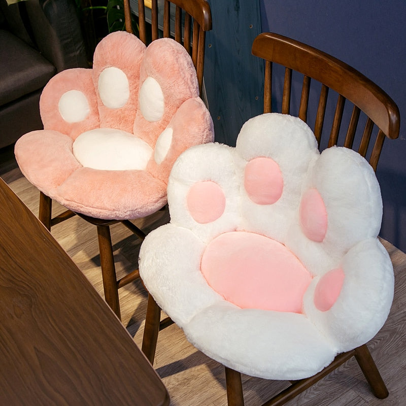 Coussin de sol en forme de patte de chat