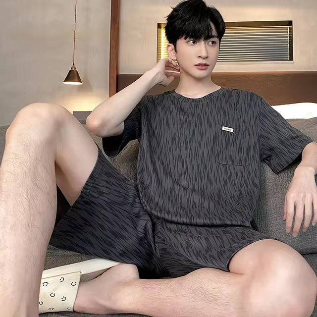 Pyjama d'été agréable pour homme