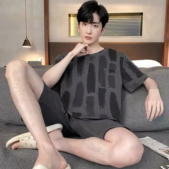 Pyjama d'été agréable pour homme