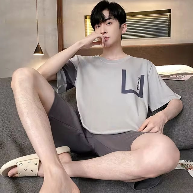 Pyjama d'été agréable pour homme