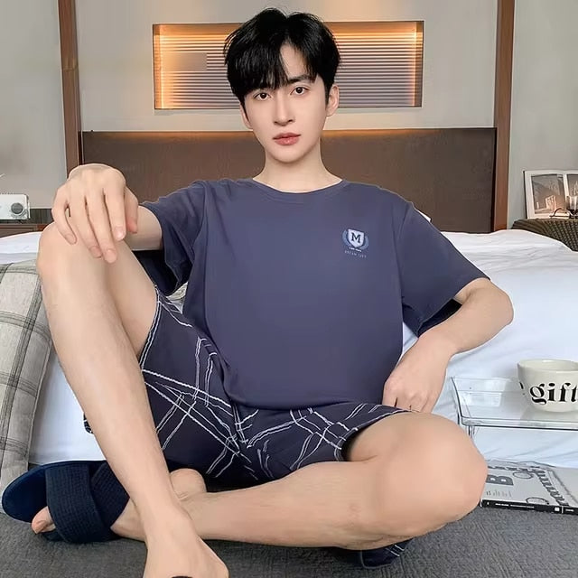 Pyjama d'été agréable pour homme