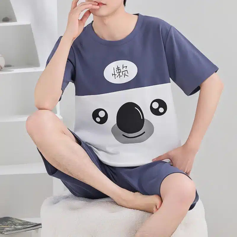 Pyjama d'été agréable pour homme