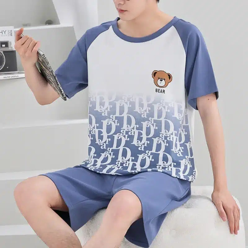 Pyjama d'été agréable pour homme