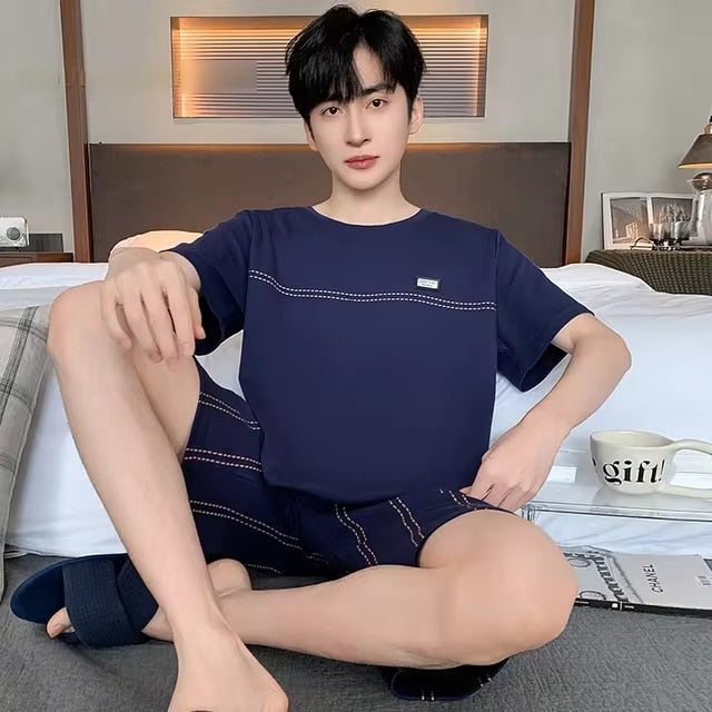 Pyjama d'été agréable pour homme