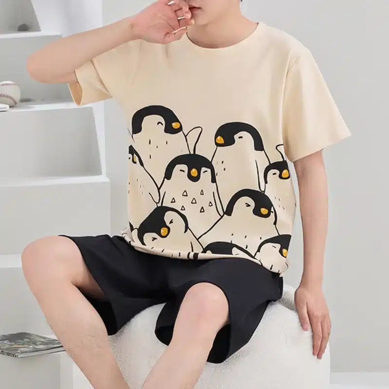 Pyjama d'été agréable pour homme