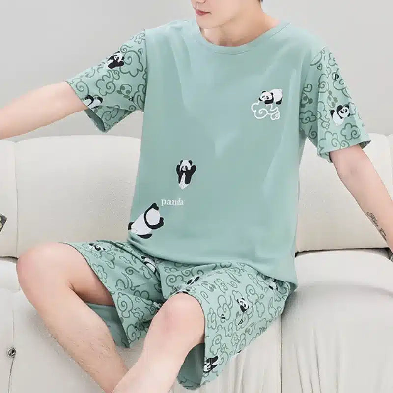 Pyjama d'été agréable pour homme