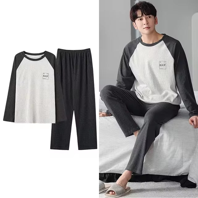 Pyjamas pour homme bicolore
