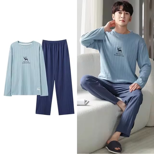 Pyjamas pour homme bicolore