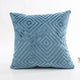 Coussin graphique en velours