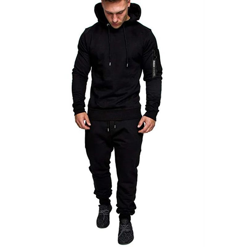 Survêtement jogging camo décontracté à capuche pour homme