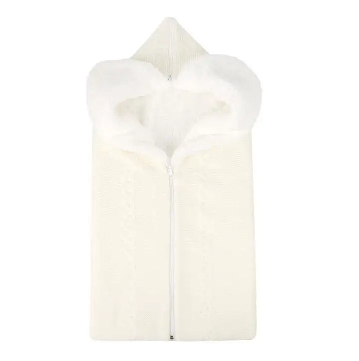 Nid d'ange en maille blanc