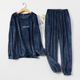 Pyjama en polaire bleu