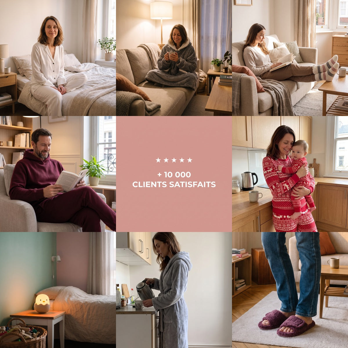 Collage clients Moment Cocooning, satisfaction client Image