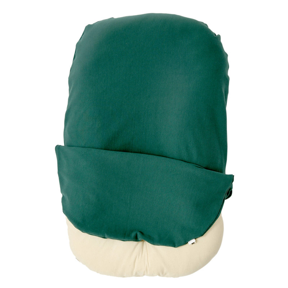 Coussin cocon bébé vert vu seul