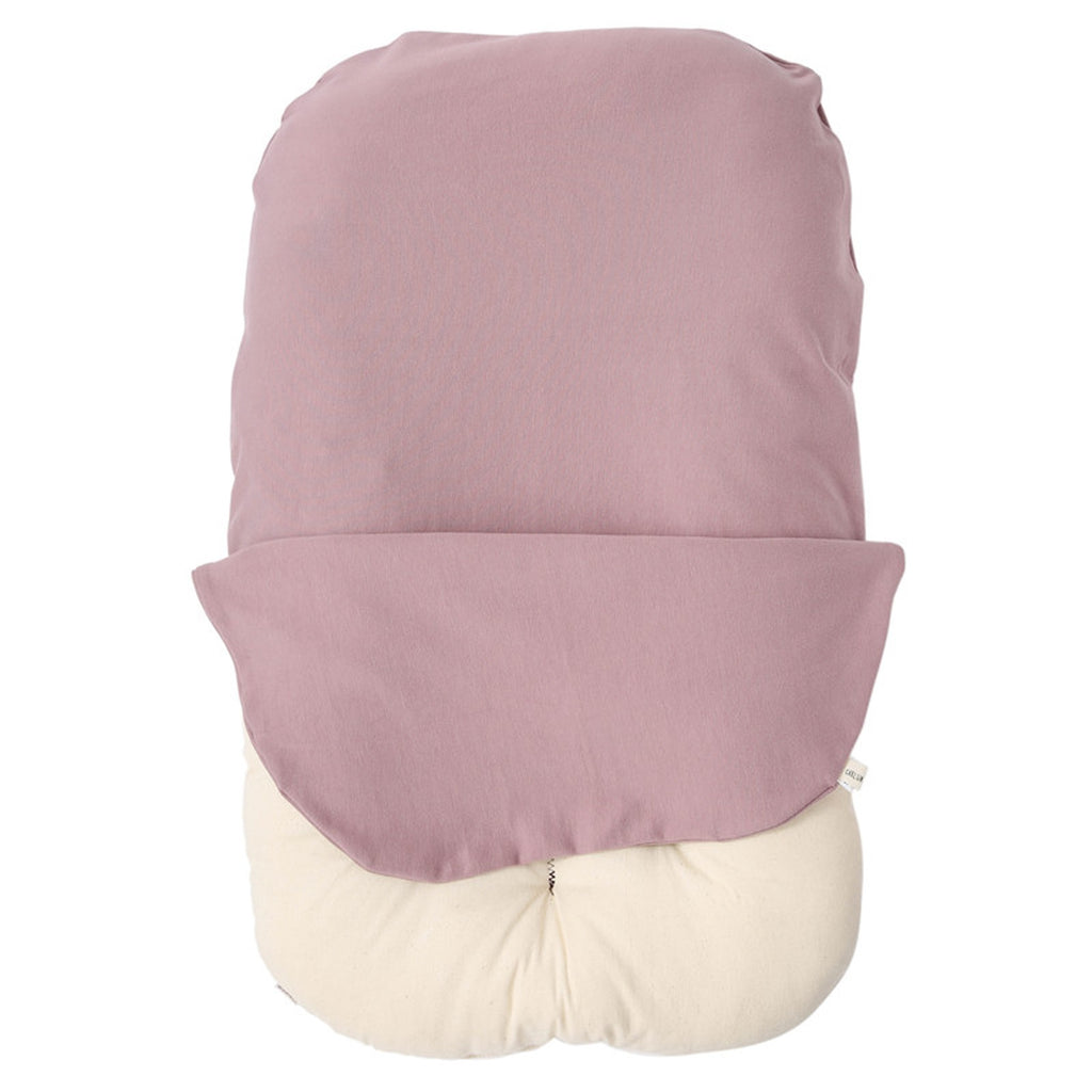 Coussin cocon bébé violet vu seul