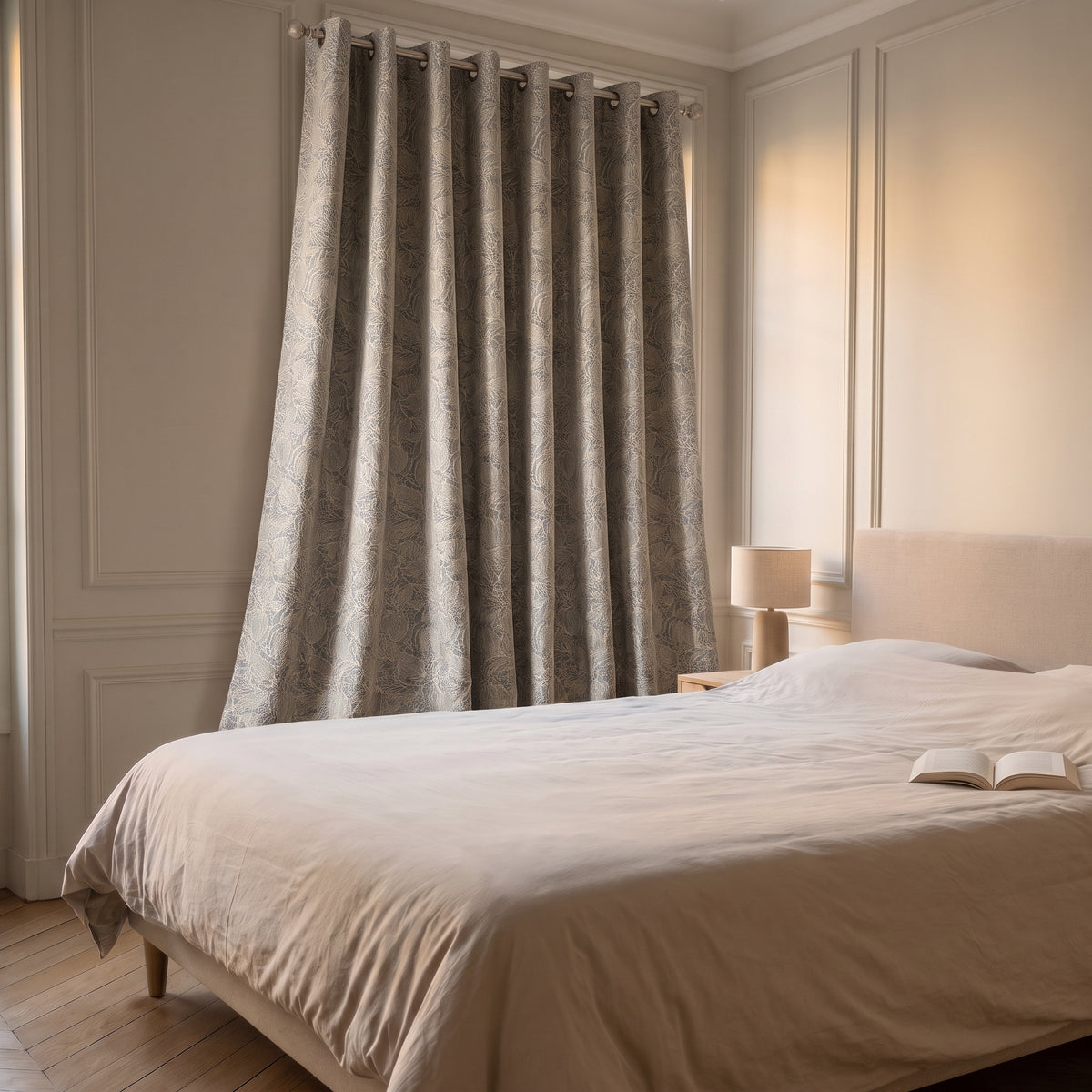 Rideaux en dentelle occultants Beige