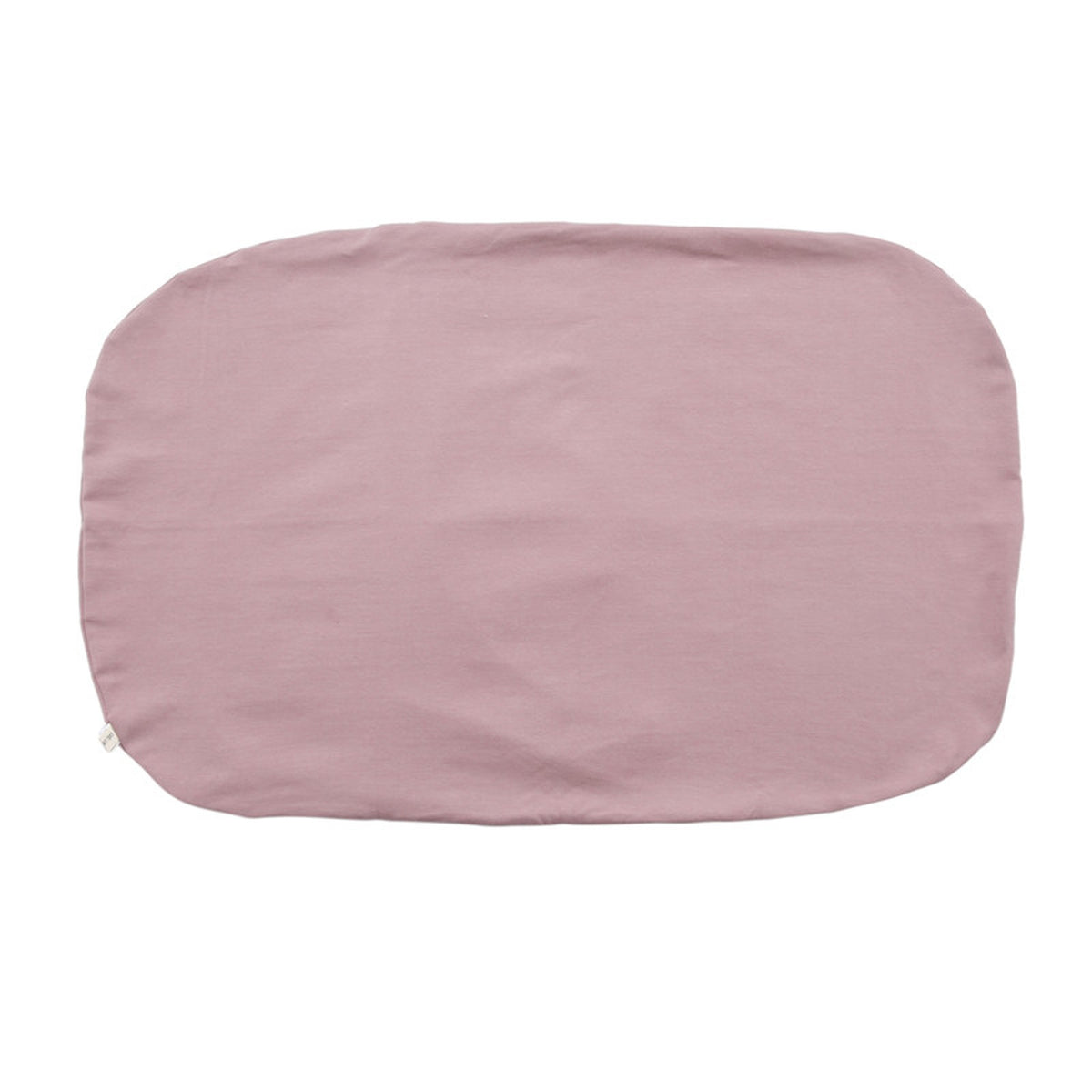 Couverture bébé violet vue à plat