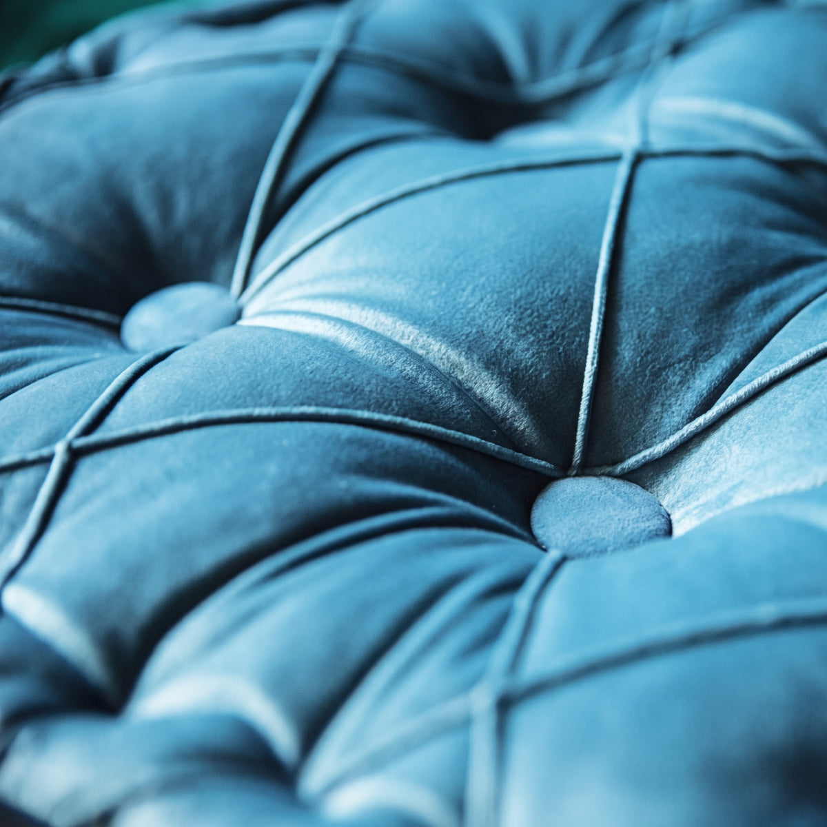 Detail du capitonnage et de ses boutons