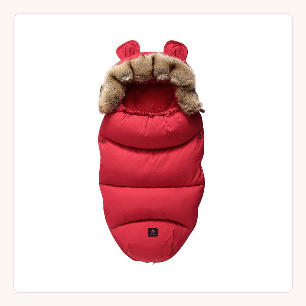 Nid d’ange rouge pour poussette bébé