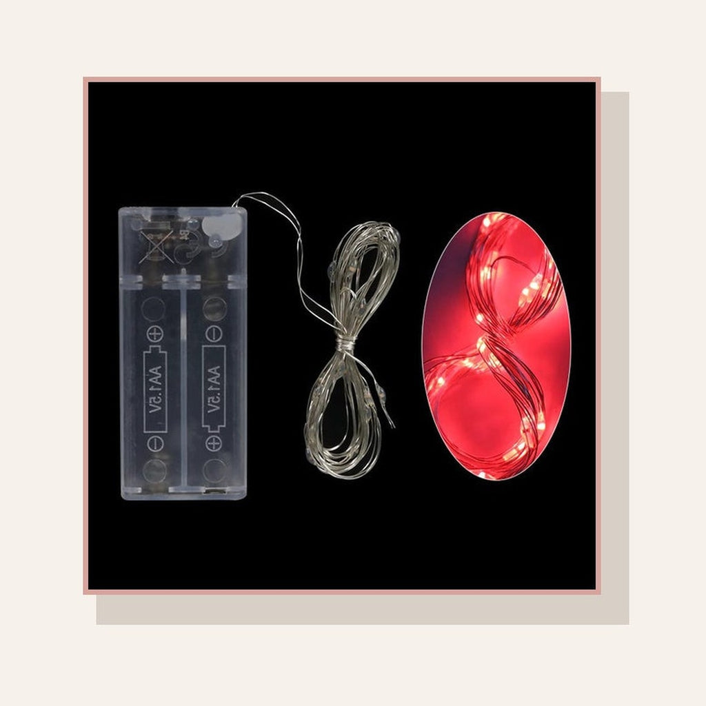Guirlande lumineuse de Noël, modèle rouge