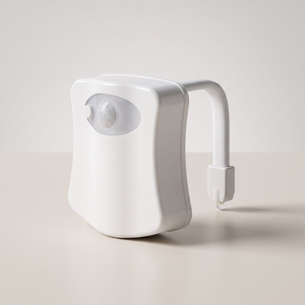 Veilleuse LED blanche avec son bras flexible et son embout