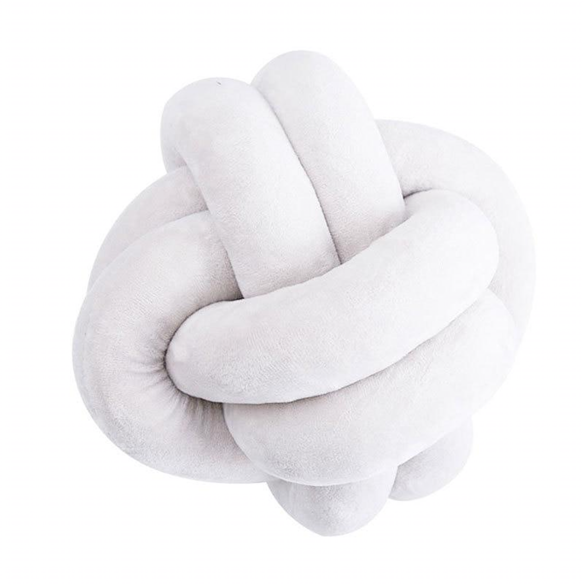 Packshot du coussin nœud marin blanc taille L