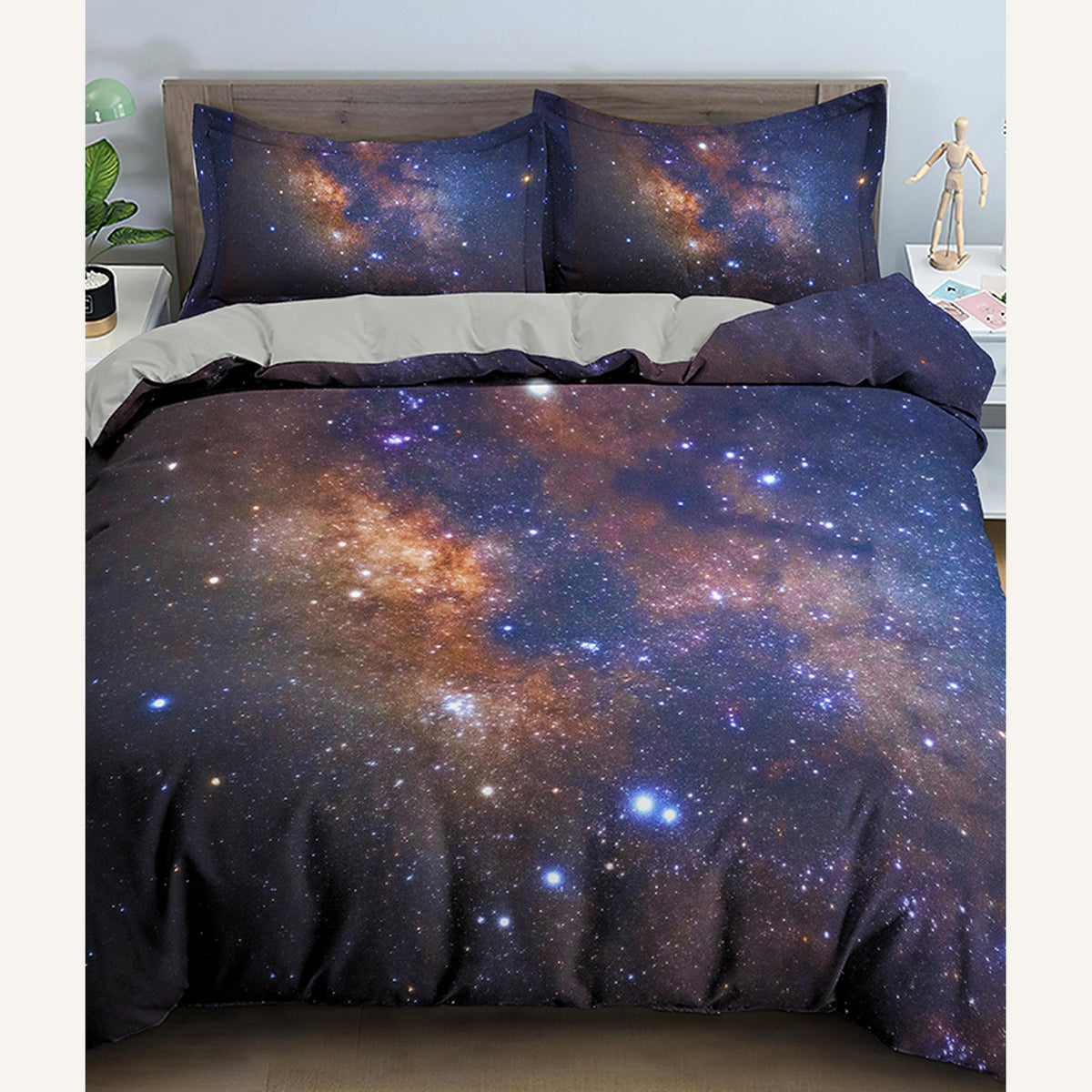 Parure de lit 3D avec le motif Espace