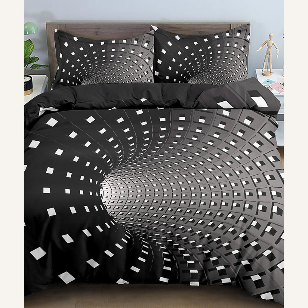 Parure de lit 3D avec le motif Tunnel magique