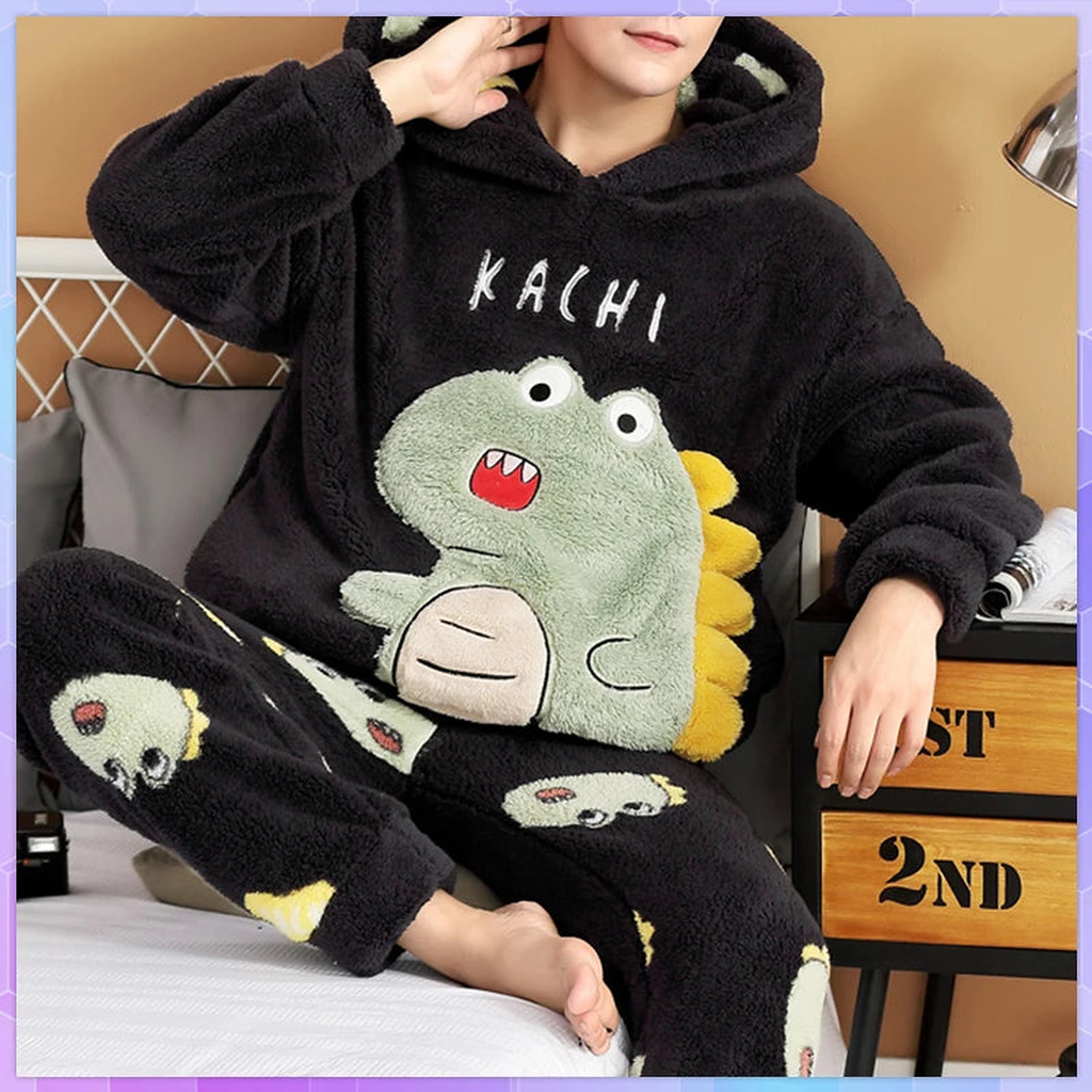 Pyjama pour homme avec capuche