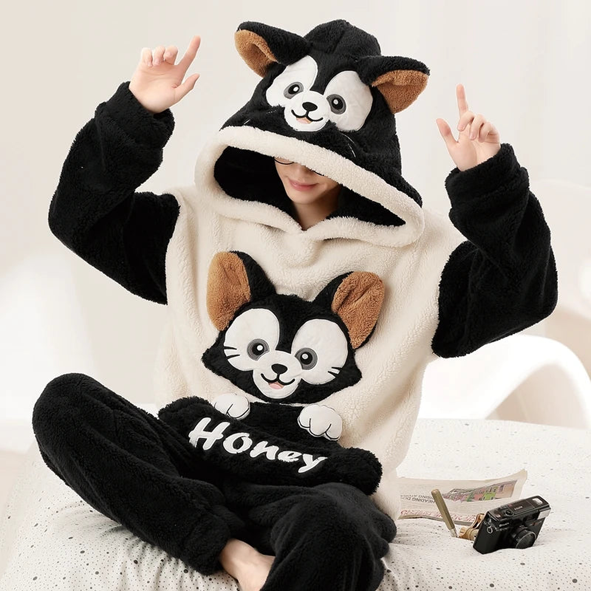 Pyjama pour homme avec capuche