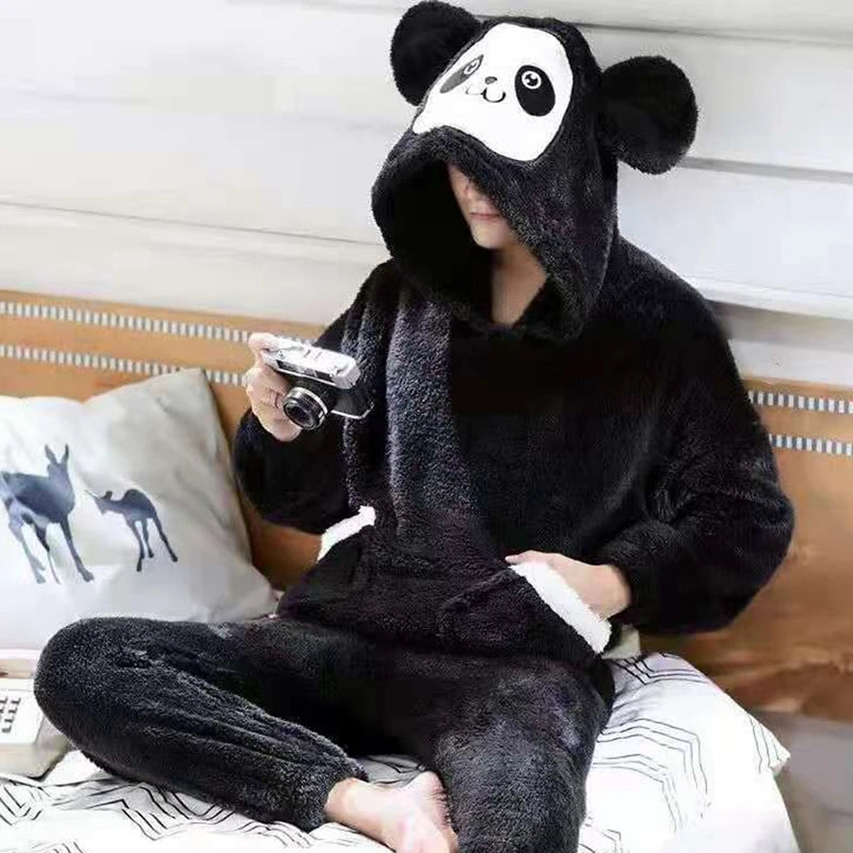 Pyjama pour homme avec capuche