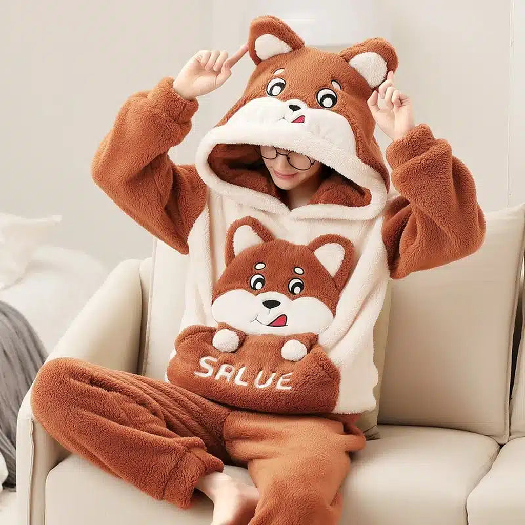 Pyjama pour homme avec capuche