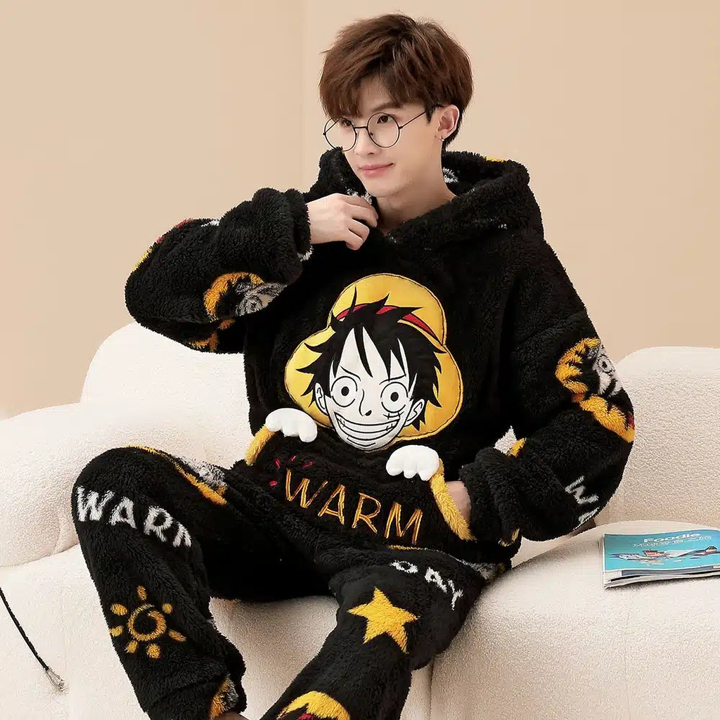 Pyjama pour homme avec capuche