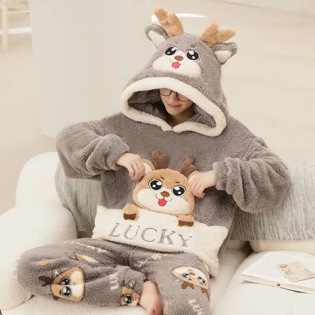Pyjama pour homme avec capuche
