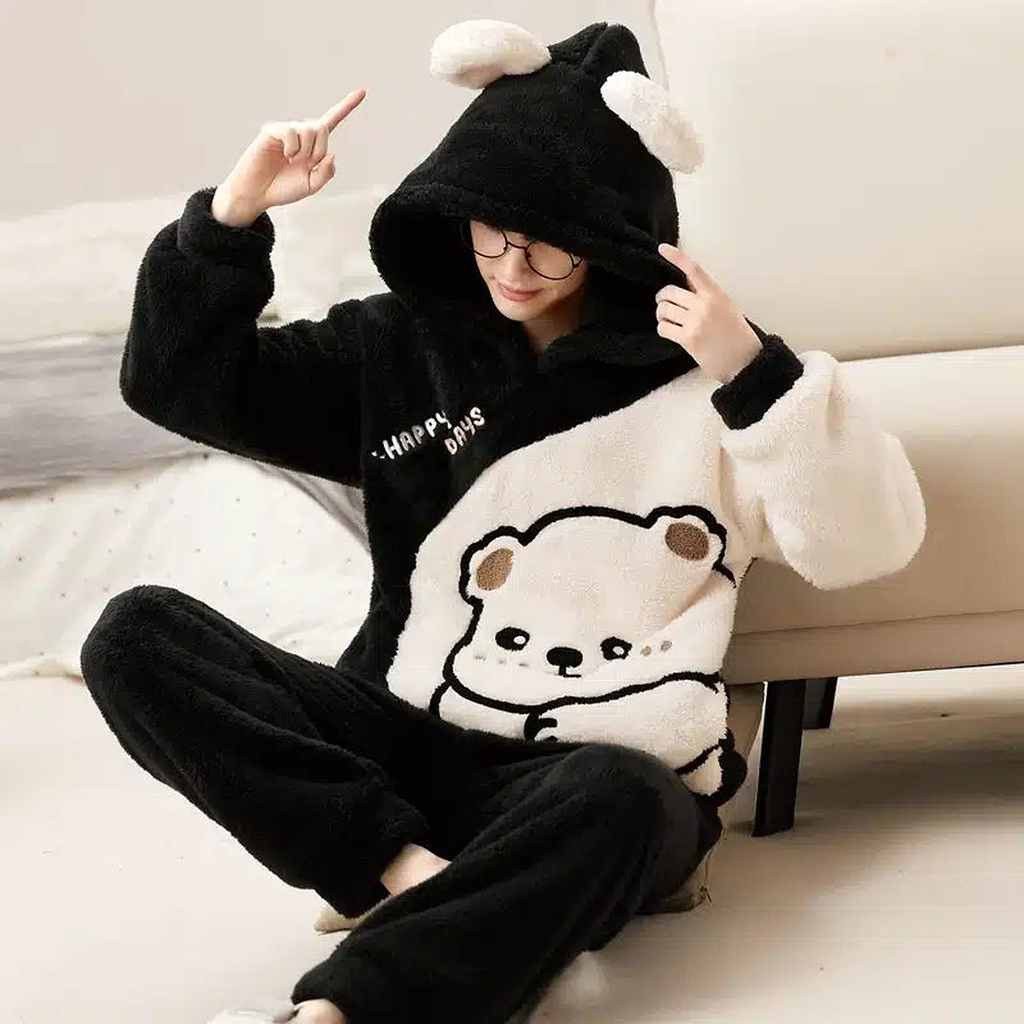 Pyjama pour homme avec capuche