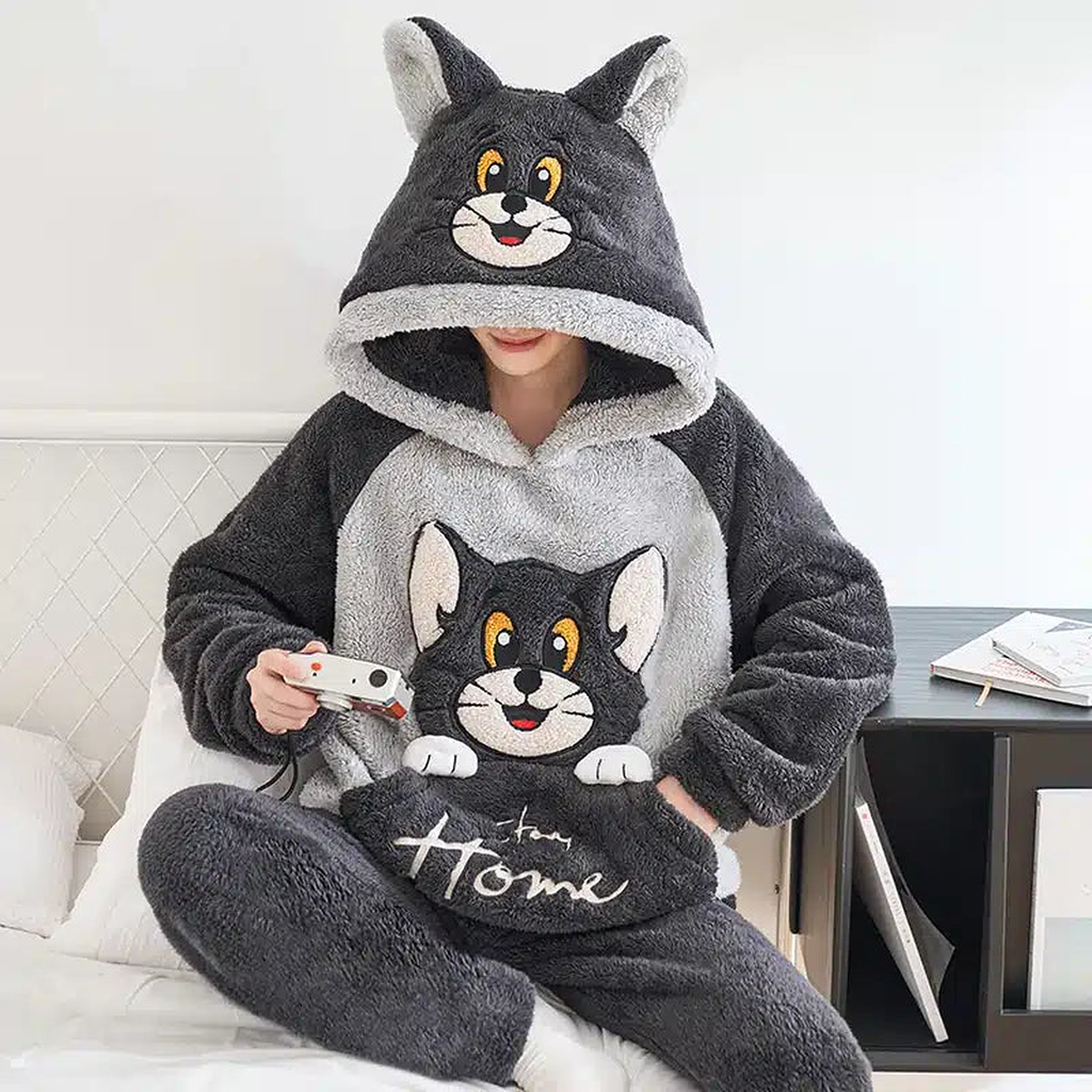 Pyjama pour homme avec capuche