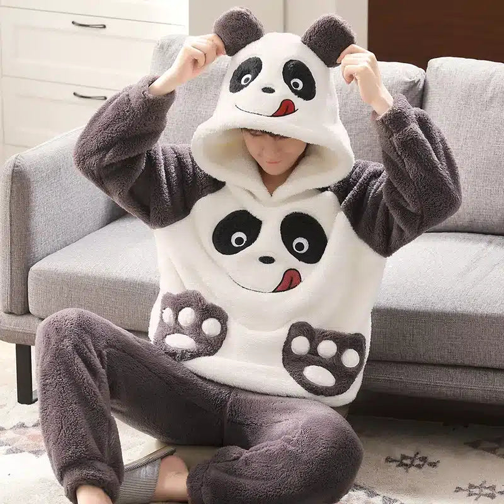 Pyjama pour homme avec capuche