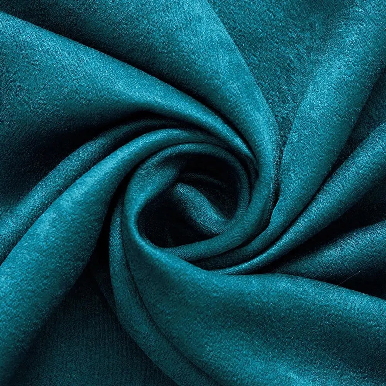 Détail du tissu de velours turquoise Image